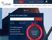 Tablet Screenshot of cobaltrecruitment.ae